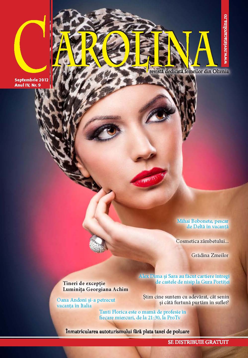 Vezi varianta electronica a revistei Revista Carolina - Coperta - Numarul  9 anul 4